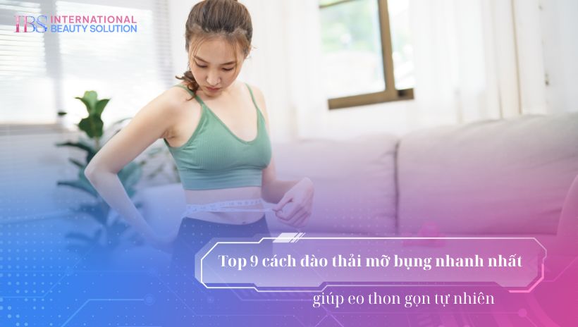 cách đào thải mỡ bụng