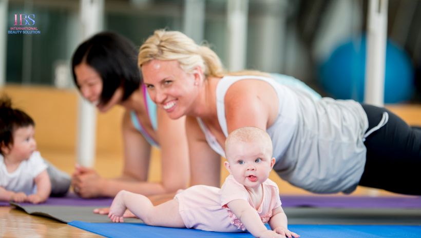 Áp dụng các bài tập core như plank