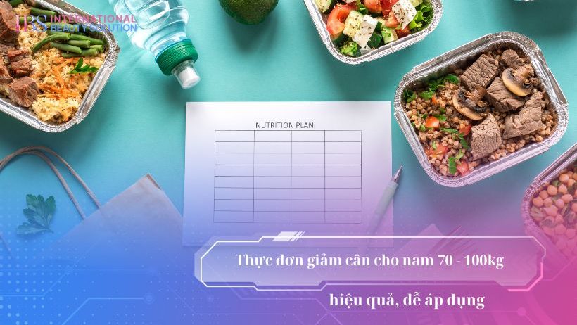 thực đơn giảm cân cho Nam