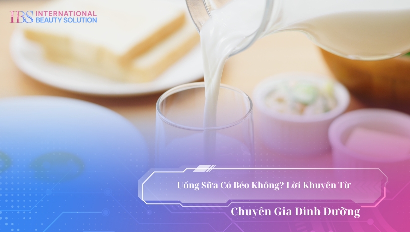 uống sữa có béo không