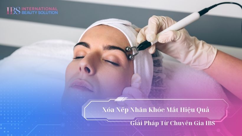 Xoá nếp nhăn khoé mắt