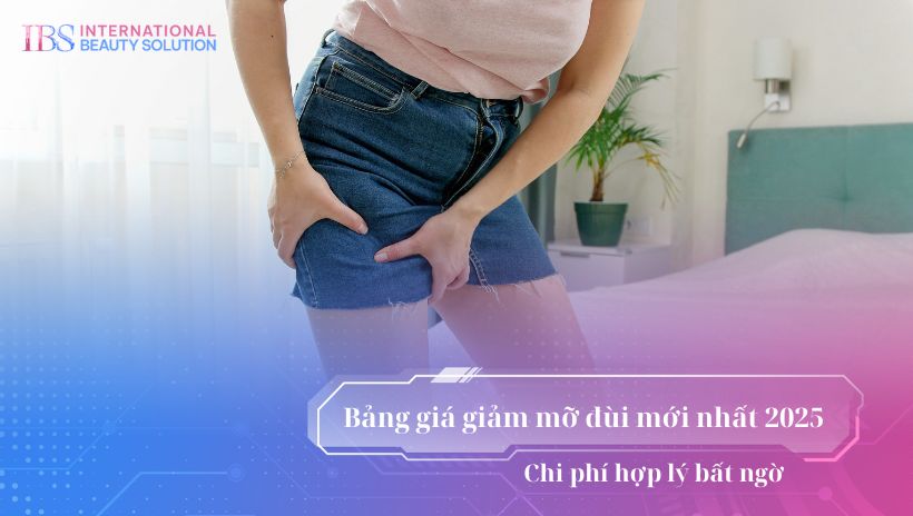 Bảng giá giảm mỡ đùi mới nhất 2025 – Chi phí hợp lý bất ngờ