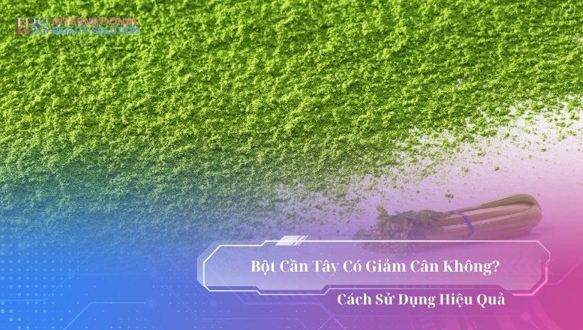 Bột cần tây có giảm cân không