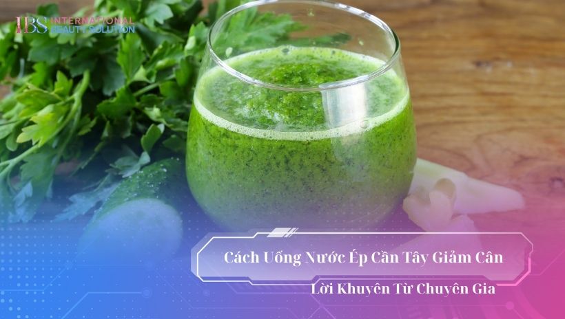 Cách uống nước ép cần tây giảm cân