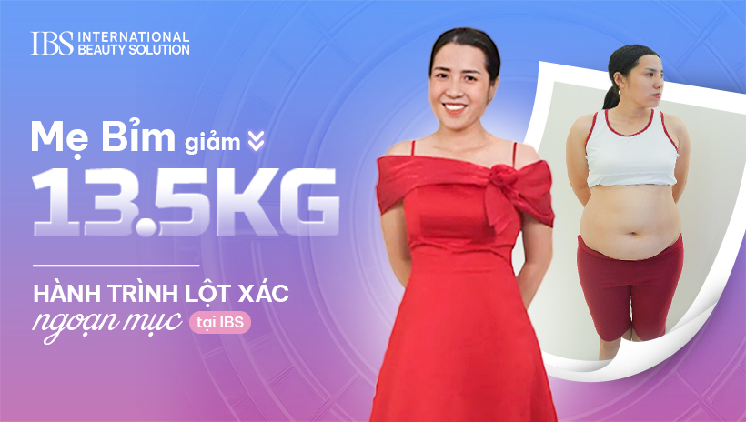Mẹ Bỉm Giảm 13,5kg: Hành Trình Lột Xác Ngoạn Mục Tại IBS
