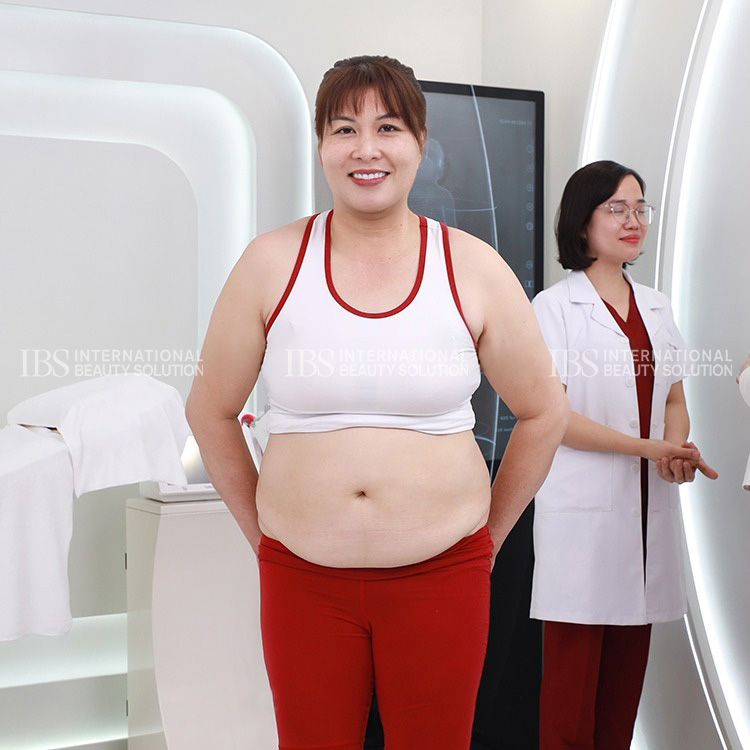 Chị Kim Ngân trước khi giảm cân