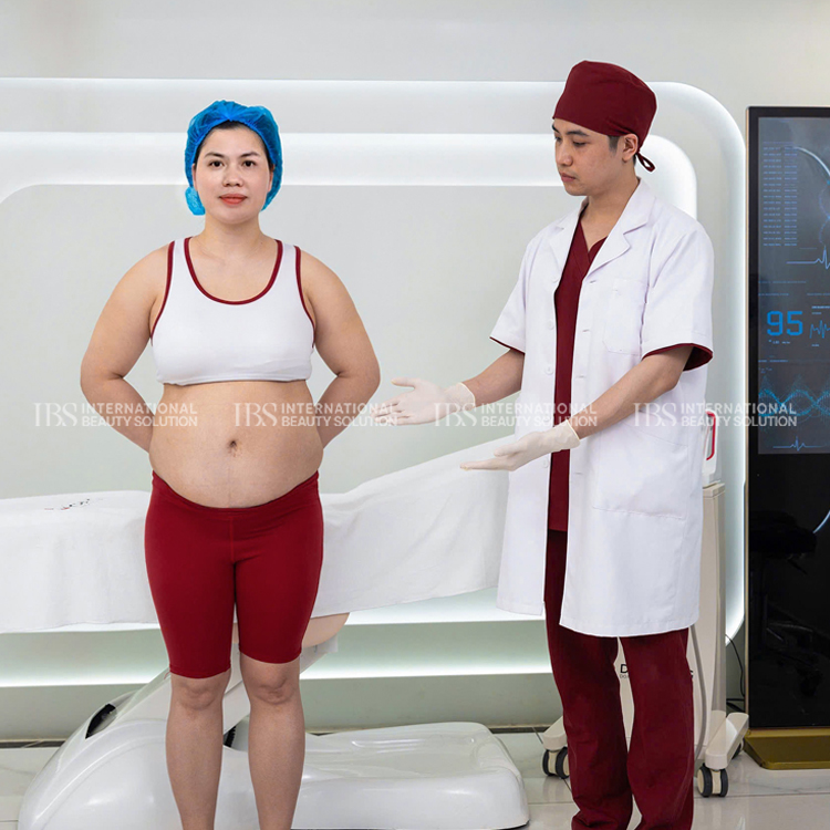 Chị Thu Huyền trước khi giảm cân 