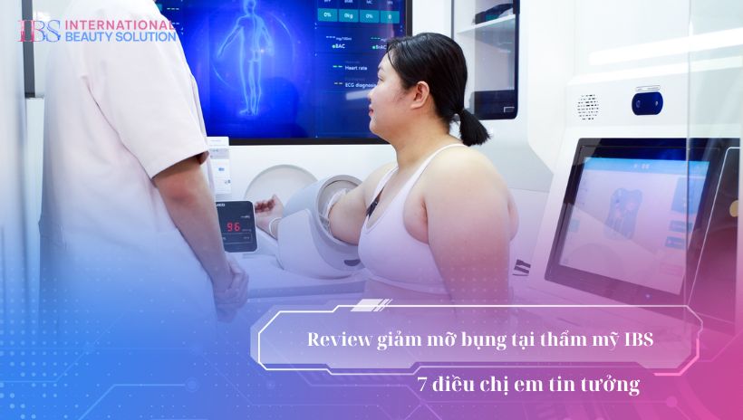 Review giảm mỡ bụng tại thẩm mỹ IBS: 7 điều chị em tin tưởng 