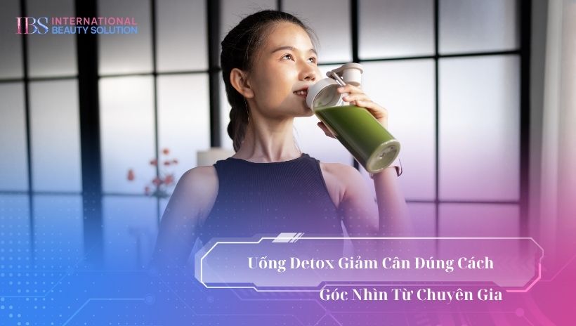 Uống detox giảm cân đúng cách