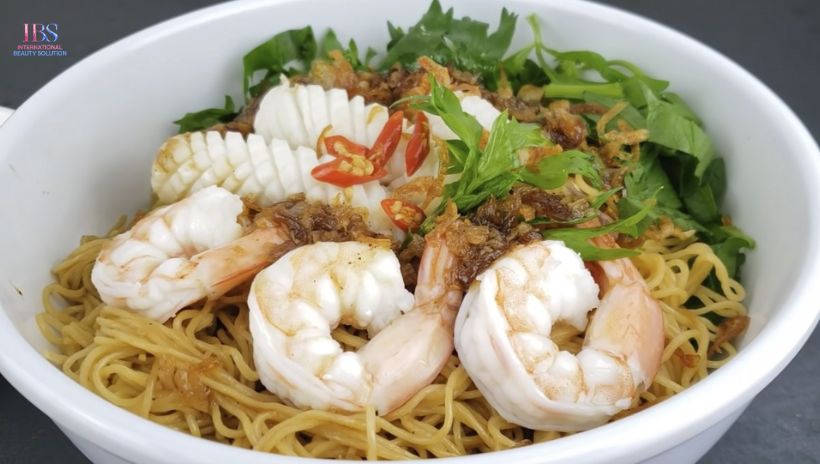 Chọn thịt nạc, tôm hấp