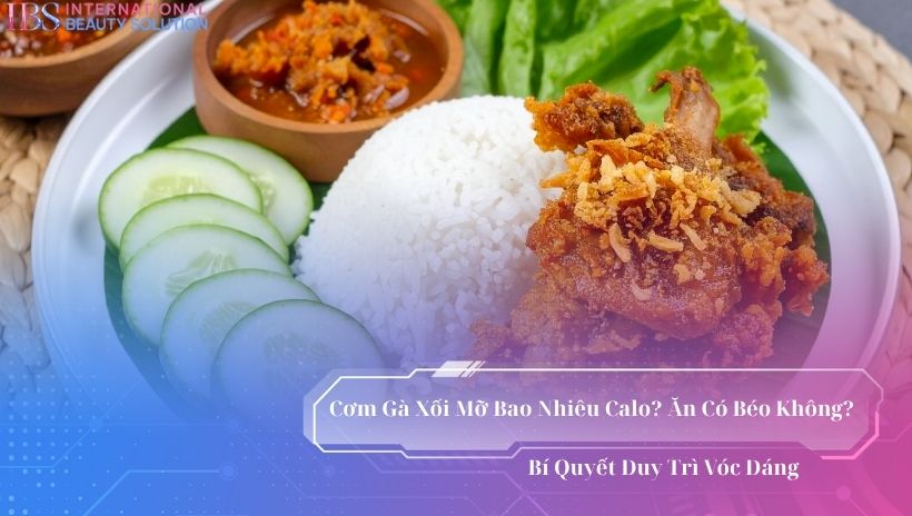 Cơm gà xối mỡ bao nhiêu calo
