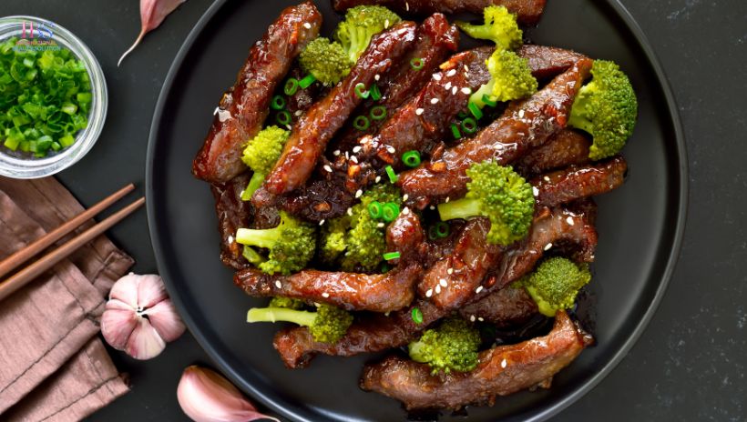 Kết hợp thịt bò với rau xanh