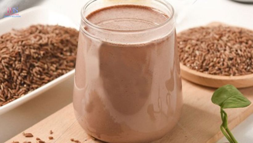 Uống bột gạo lứt trước bữa chính giúp no lâu hơn